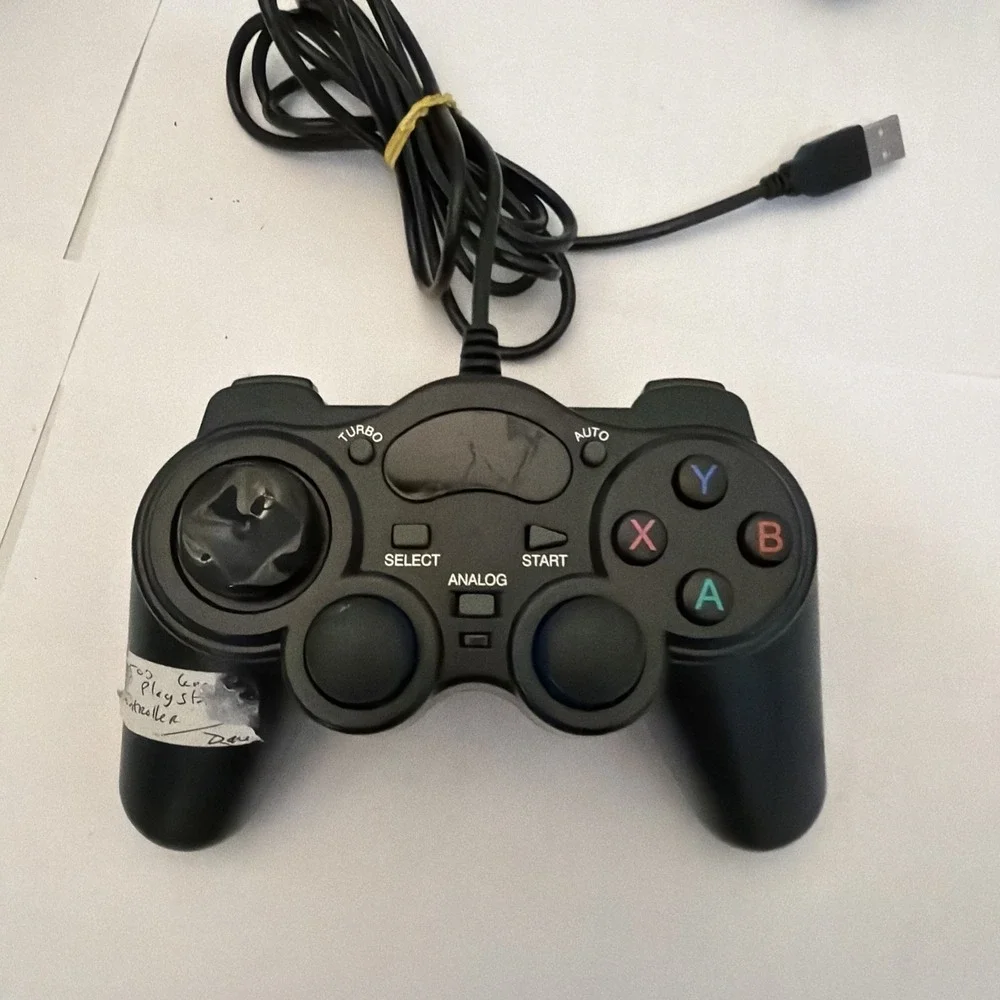 Lot (6) USB Wired Controllers PS3 Nyko Gigaware RadioShack Afterglow Untested